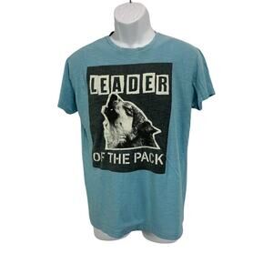 Free State Mens Graphic T-Shirt Size XS Cotton Tee Blue Leader of the Pack